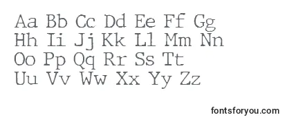 JMH Typewriter Thin-fontti