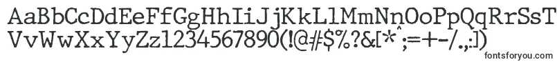 JMH Typewriter-Schriftart – Schreibmaschinenschriften