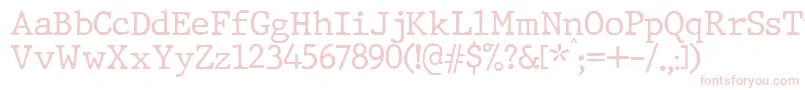 JMH Typewriter Font – Pink Fonts