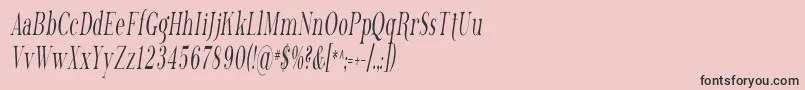 PhosphorusTrichloride Font – Black Fonts on Pink Background