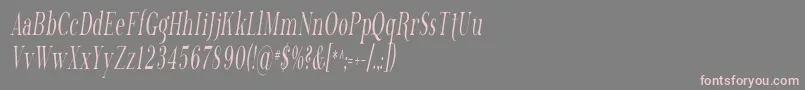 PhosphorusTrichloride Font – Pink Fonts on Gray Background