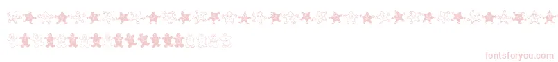 Wwgingerbread Font – Pink Fonts on White Background