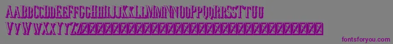 More about Jocker Extrude Right Font Jocker Extrude Right Font – Purple Fonts on Gray Background