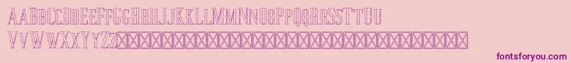 More about Jocker Outline Font Jocker Outline Font – Purple Fonts on Pink Background