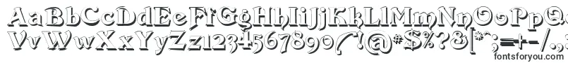 Devinneswashshadow Font – Embossed Fonts