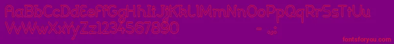 Johanna light Font – Red Fonts on Purple Background