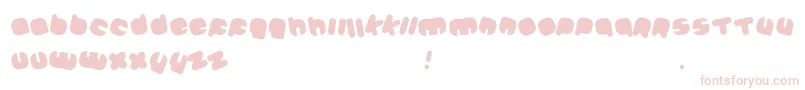 Johanneke Black Mixed Font – Pink Fonts on White Background