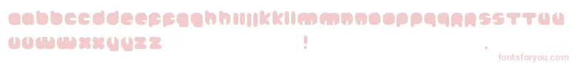 Johanneke Black Font – Pink Fonts on White Background