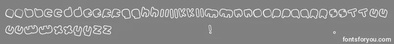 Johanneke Mixed Font – White Fonts on Gray Background
