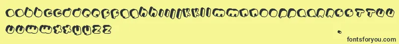 Johanneke Pro mixed Font – Black Fonts on Yellow Background