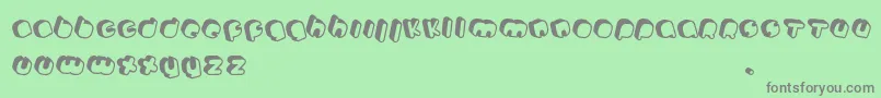 Johanneke Pro mixed Font – Gray Fonts on Green Background