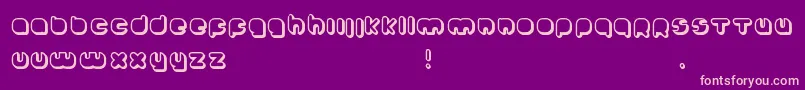 More about Johanneke Shadow Font Johanneke Shadow Font – Pink Fonts on Purple Background