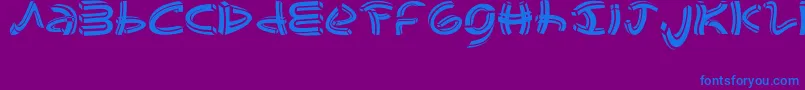 fuente johao s  font – Fuentes Azules Sobre Fondo Morado