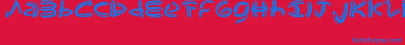 fuente johao s  font – Fuentes Azules Sobre Fondo Rojo