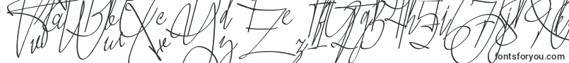Шрифт John Austiney – рукописные шрифты