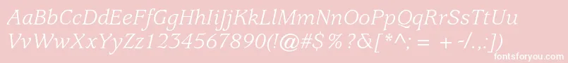 Más sobre la fuente UsherwoodstdBookitalic fuente UsherwoodstdBookitalic – Fuentes Blancas Sobre Fondo Rosa