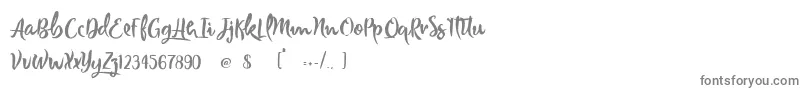 Joker Smiling-Schriftart – Graue Schriften