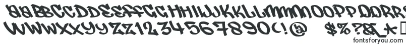 Шрифт Judas – граффити шрифты