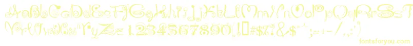 JOLIS   -Schriftart – Gelbe Schriften