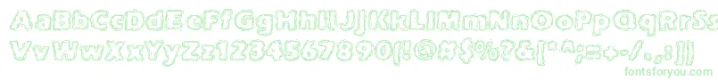 joltcaff Font – Green Fonts on White Background