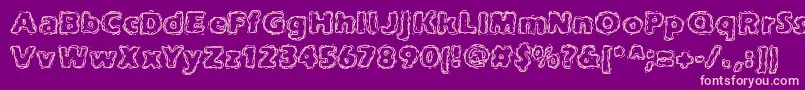 joltcaff Font – Pink Fonts on Purple Background