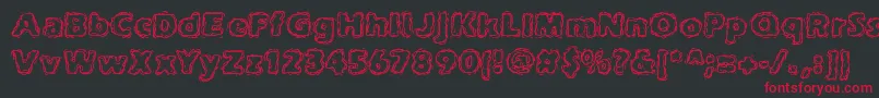 joltcaff Font – Red Fonts on Black Background