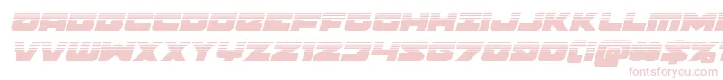 Banjinhalfital-Schriftart – Rosa Schriften auf weißem Hintergrund