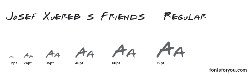 Josef Xuereb s Friends   Regular Font Sizes