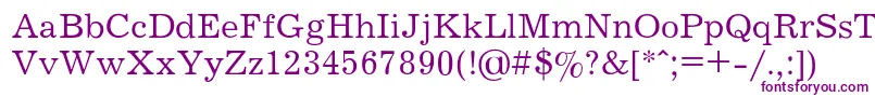 JOURNAL Font – Purple Fonts on White Background