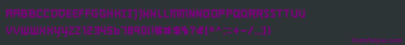 journey Font – Purple Fonts on Black Background