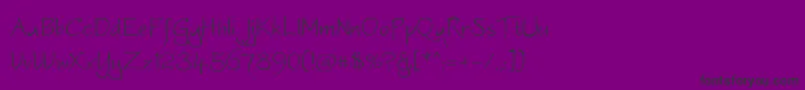 Worstveld Font – Black Fonts on Purple Background