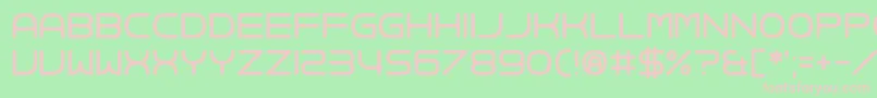 Joy Kim Font – Pink Fonts on Green Background
