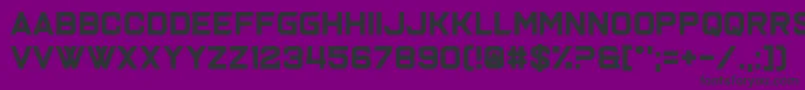 Joy Multiplication Font – Black Fonts on Purple Background