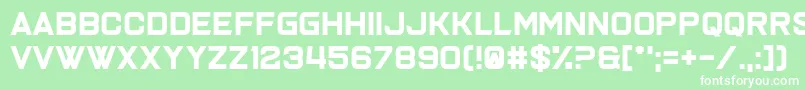 Joy Multiplication Font – White Fonts on Green Background