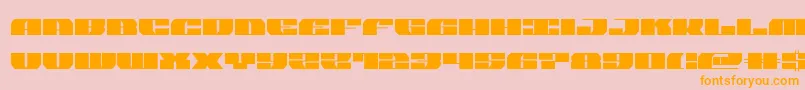 joyshark Font – Orange Fonts on Pink Background