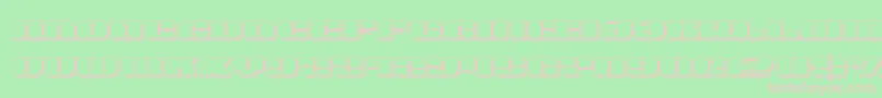 joyshark3dsemicond Font – Pink Fonts on Green Background