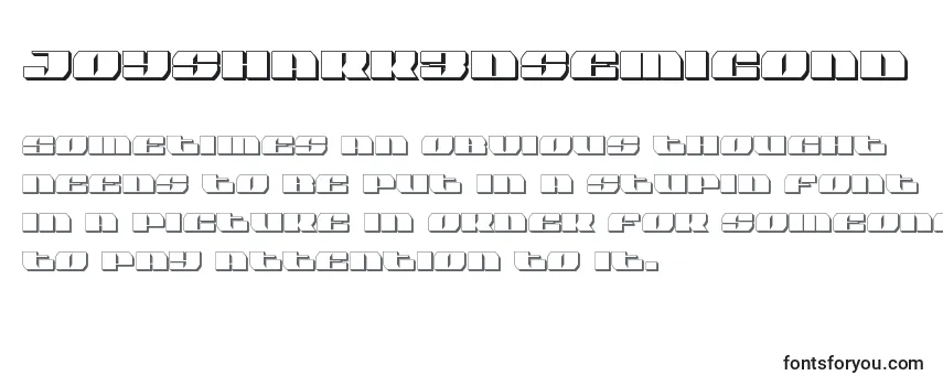 Schriftart Joyshark3dsemicond