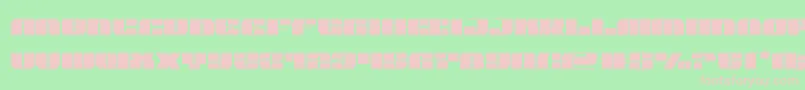 joysharkcond Font – Pink Fonts on Green Background