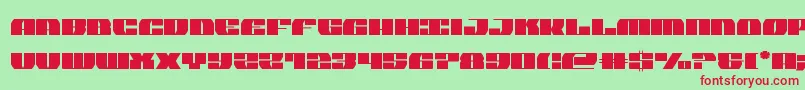 joysharkcond Font – Red Fonts on Green Background