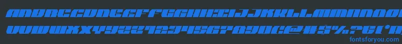 More about joysharkcondital Font joysharkcondital Font – Blue Fonts on Black Background