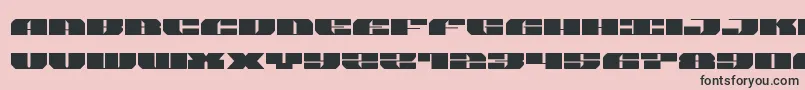 joysharkexpand Font – Black Fonts on Pink Background