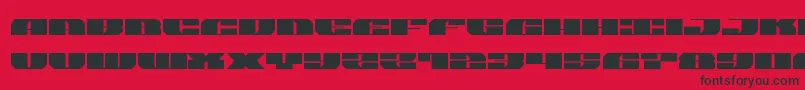 joysharkexpand Font – Black Fonts on Red Background