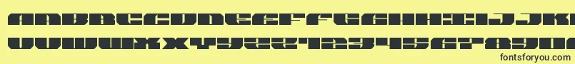 joysharkexpand Font – Black Fonts on Yellow Background