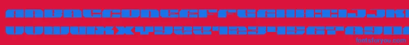 Шрифт joysharkexpand – синие шрифты на красном фоне