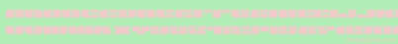 joysharkexpand Font – Pink Fonts on Green Background