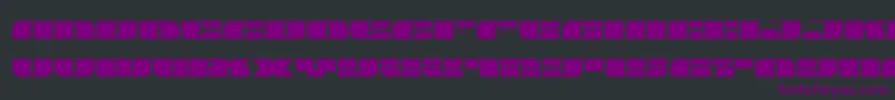 joysharkexpand Font – Purple Fonts on Black Background