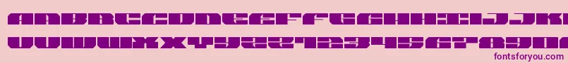 joysharkexpand Font – Purple Fonts on Pink Background