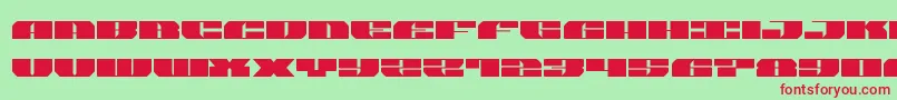 joysharkexpand Font – Red Fonts on Green Background