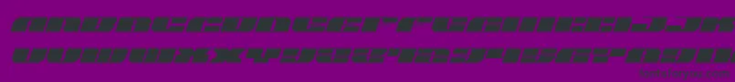 joysharkexpandital Font – Black Fonts on Purple Background