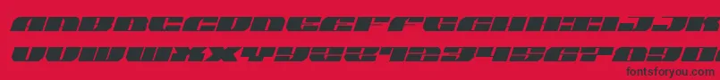 joysharkexpandital Font – Black Fonts on Red Background